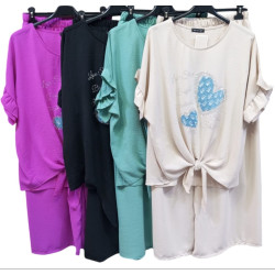Conjunto blusa y pantalón