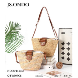 Bolso con cierre de material