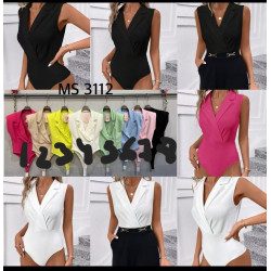 Body con escote cruzado