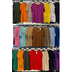 Blusa curvi de pico en...