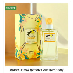 Colonia aroma a vainilla
