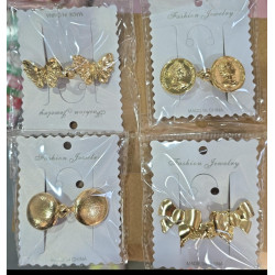 Broches dorados para mantones